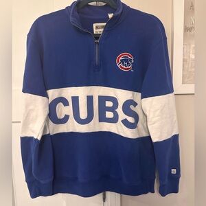Chicago Cubs 1/4 zip sweatshirt. Size XS